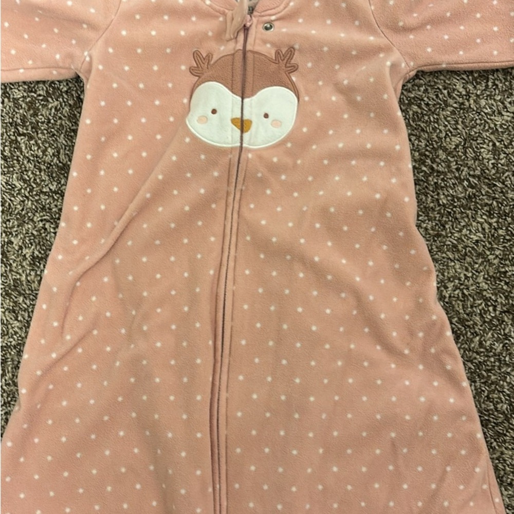 Carter's Pink Sleep Sack with Owl Design